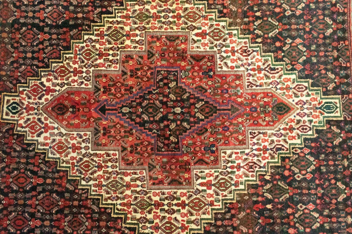 Persisk tæppe - Classic - 155 x 126 cm - blå