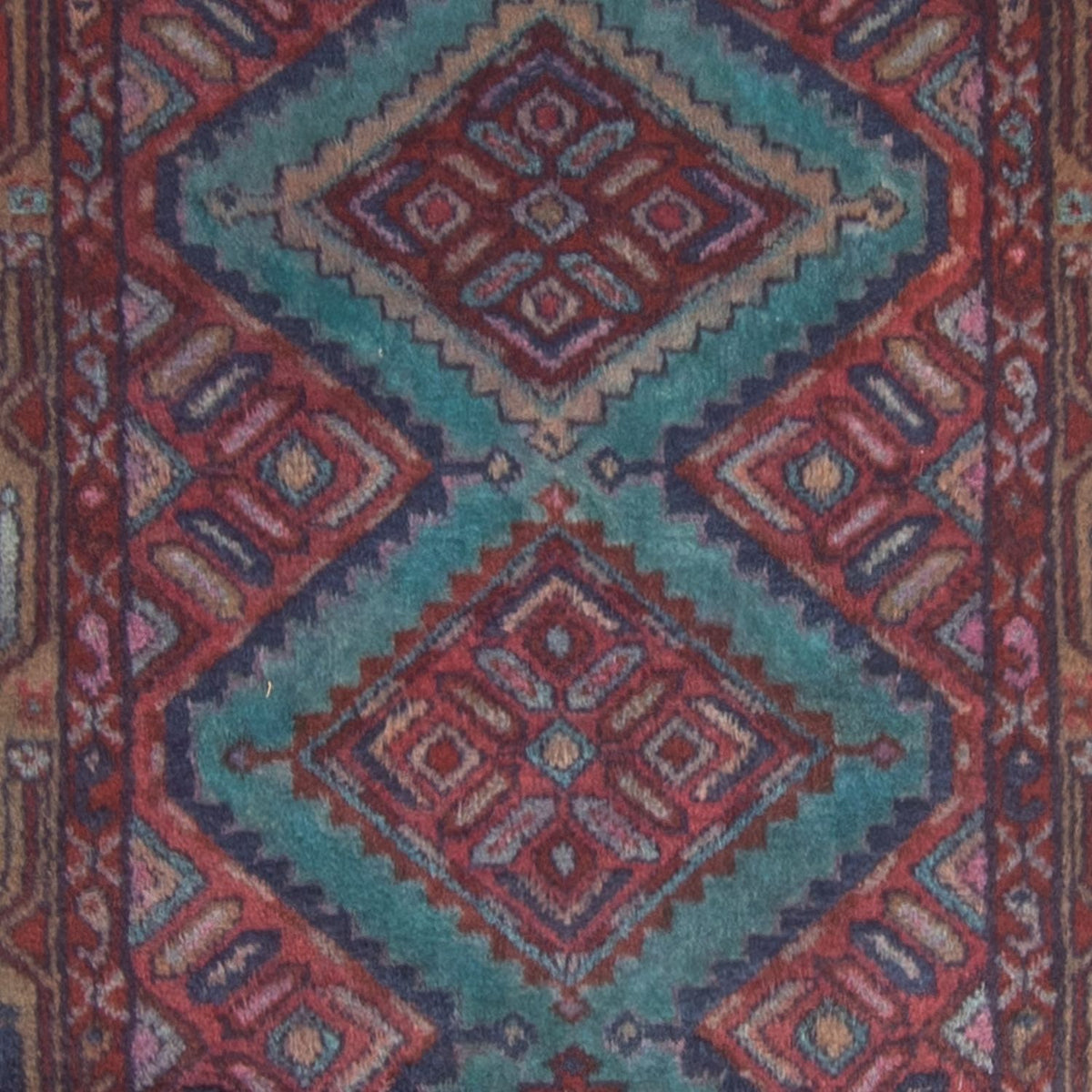 Løber Persisk tæppe - Nomadisk - 281 x 89 cm - blå