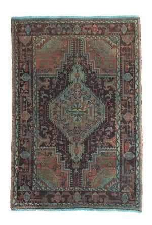 Persisk tæppe - Nomadisk - 174 x 120 cm - lyseblå