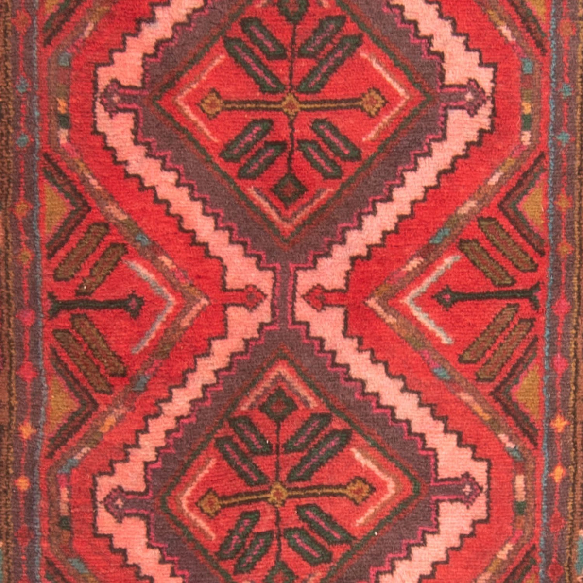 Løber Persisk tæppe - Nomadisk - 282 x 80 cm - rød
