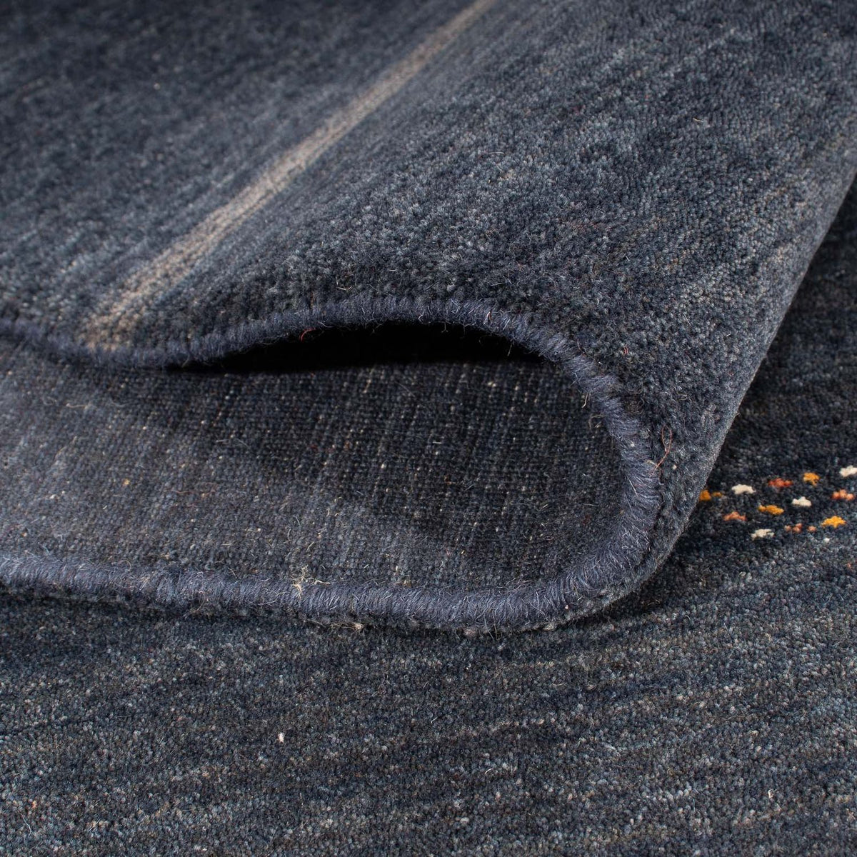 Gabbeh-tæppe - Indus - 244 x 170 cm - mørkeblå