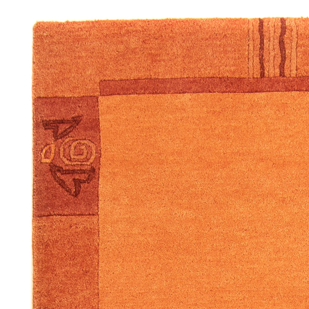 Nepal Tæppe - 180 x 117 cm - orange