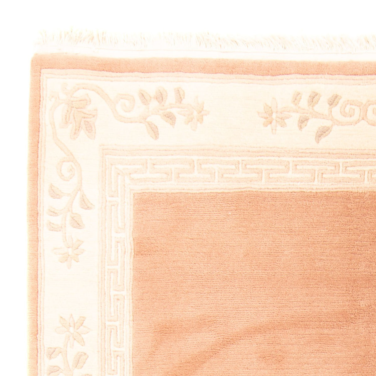 Nepal Tæppe - 242 x 168 cm - lys brun