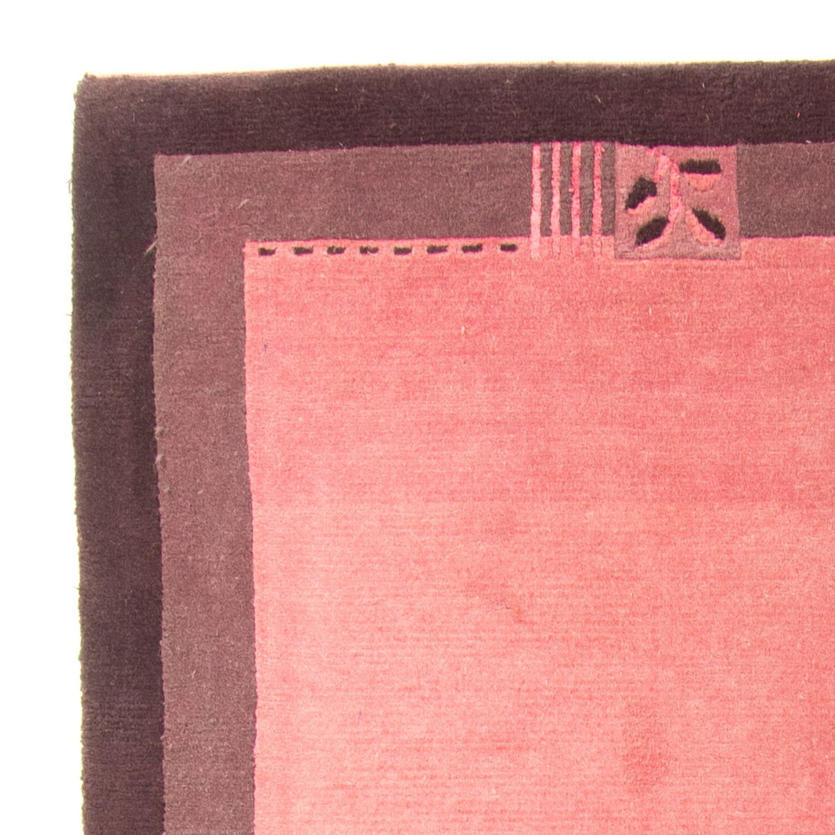 Nepal Tæppe - 225 x 160 cm - pink