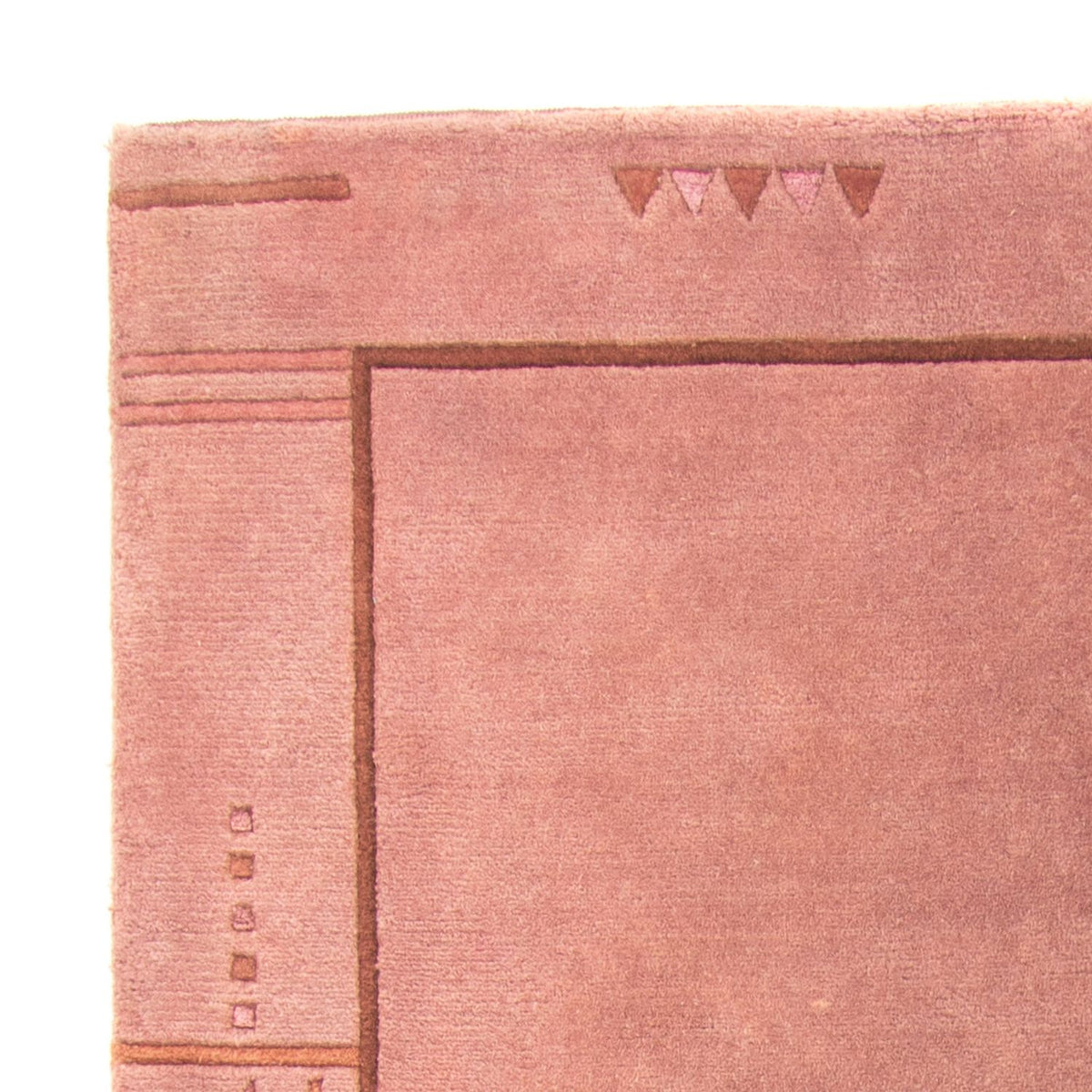 Nepal Tæppe - 223 x 160 cm - lys brun