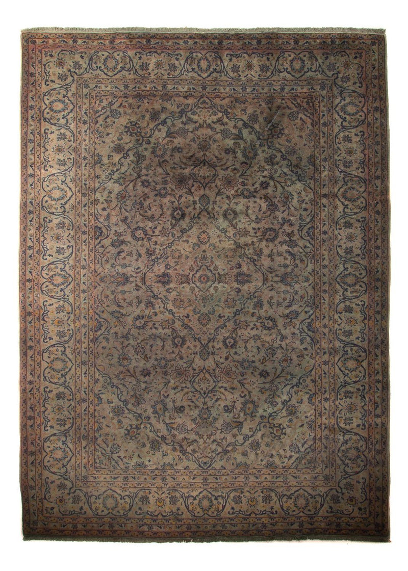 Persisk tæppe - Keshan - 350 x 250 cm - mørkebrun
