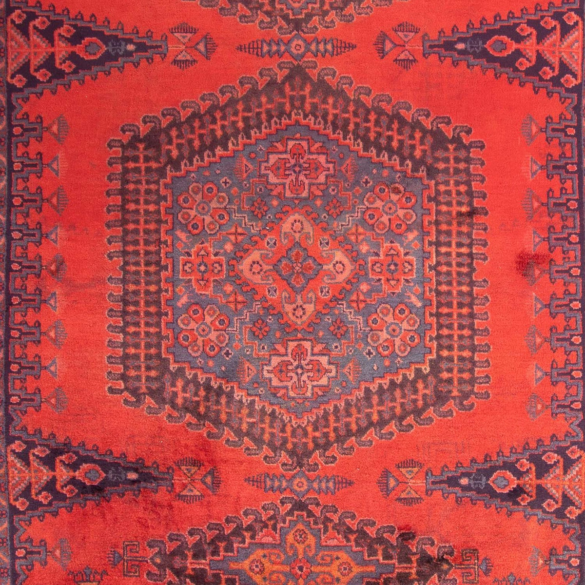 Persisk tæppe - Nomadisk - 335 x 225 cm - rød