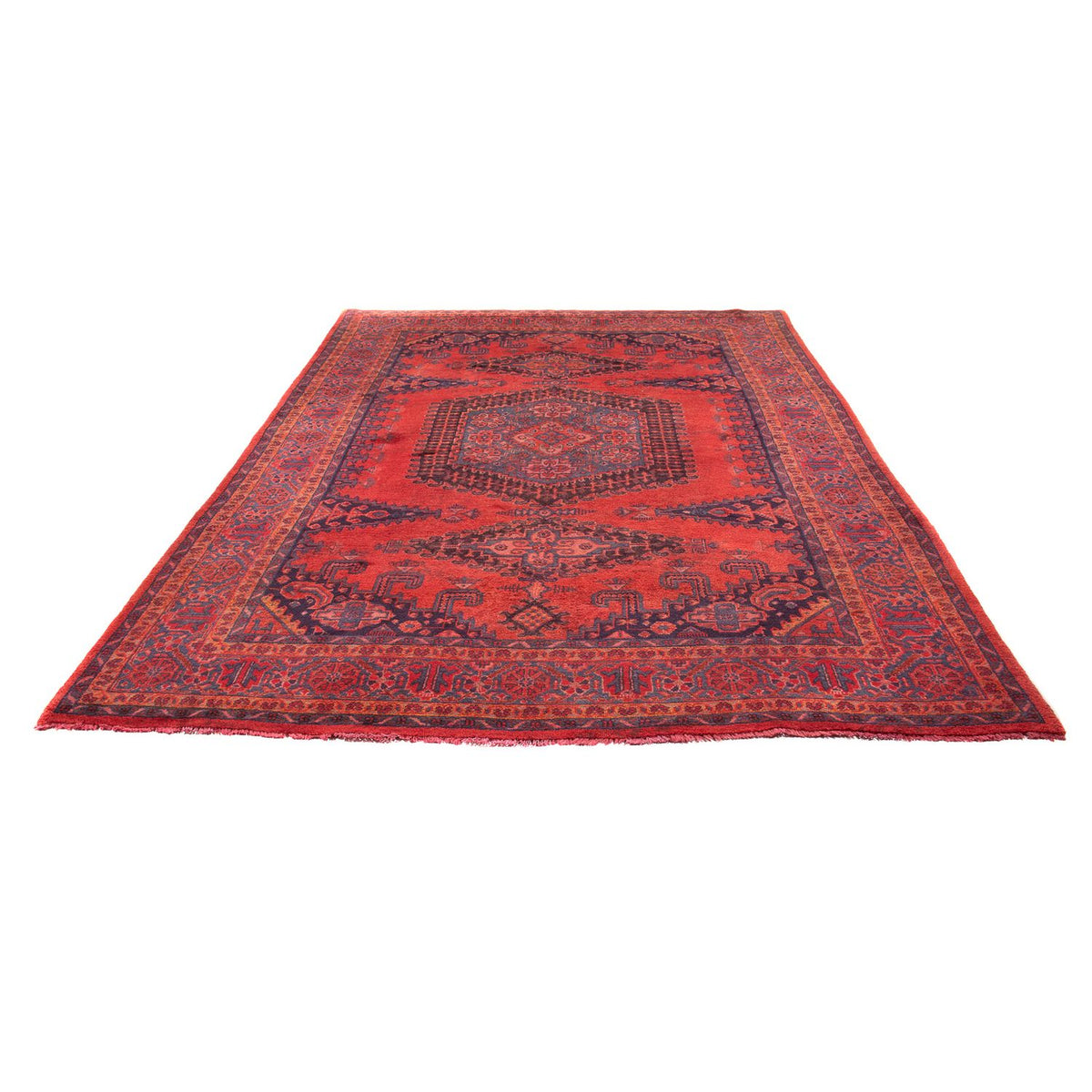 Persisk tæppe - Nomadisk - 335 x 225 cm - rød