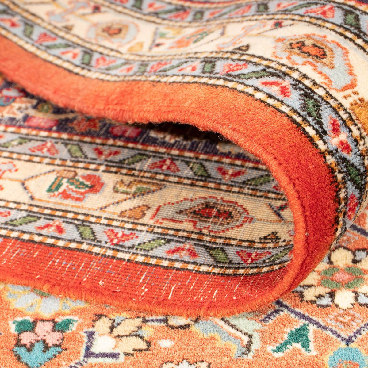 Persisk tæppe - Nomadisk - 288 x 206 cm - lysrød