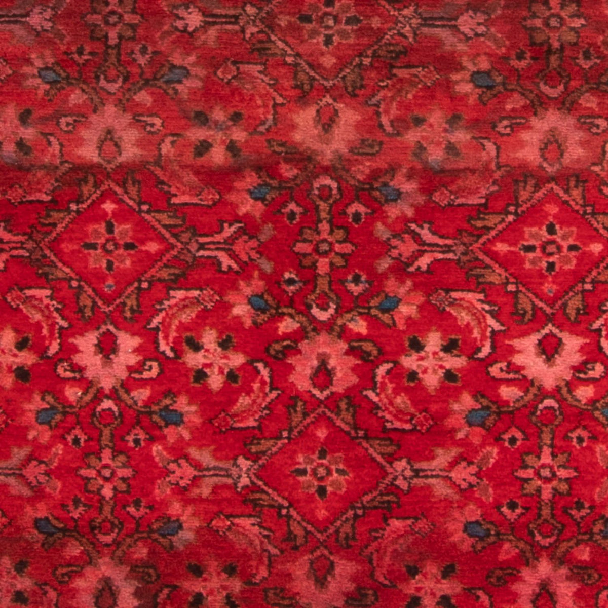 Persisk tæppe - Nomadisk - 342 x 212 cm - mørkerød