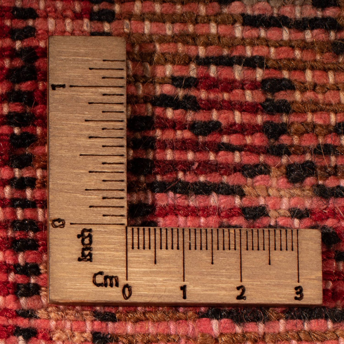 Persisk tæppe - Nomadisk - 342 x 212 cm - mørkerød