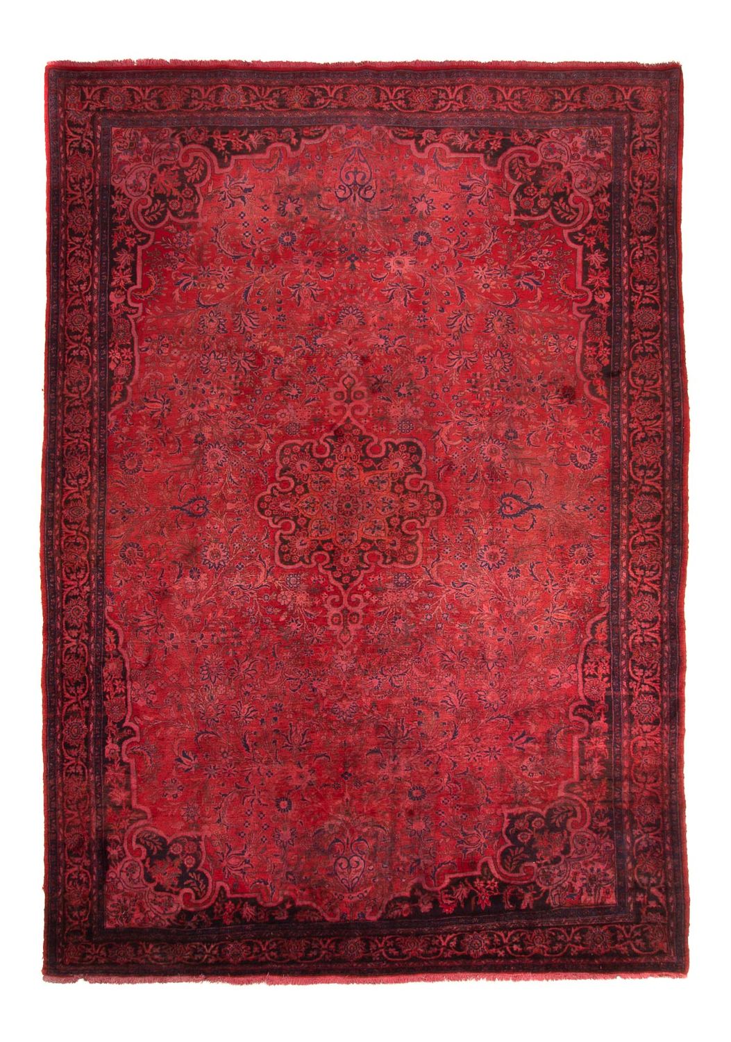 Persisk tæppe - Classic - 335 x 212 cm - mørkerød