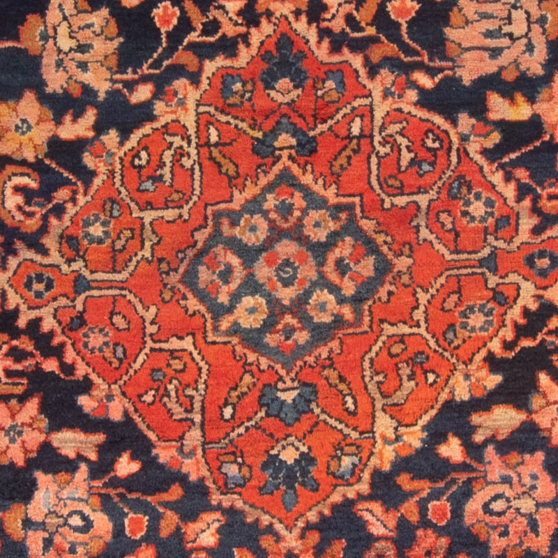 Persisk tæppe - Nomadisk - 364 x 197 cm - mørkeblå