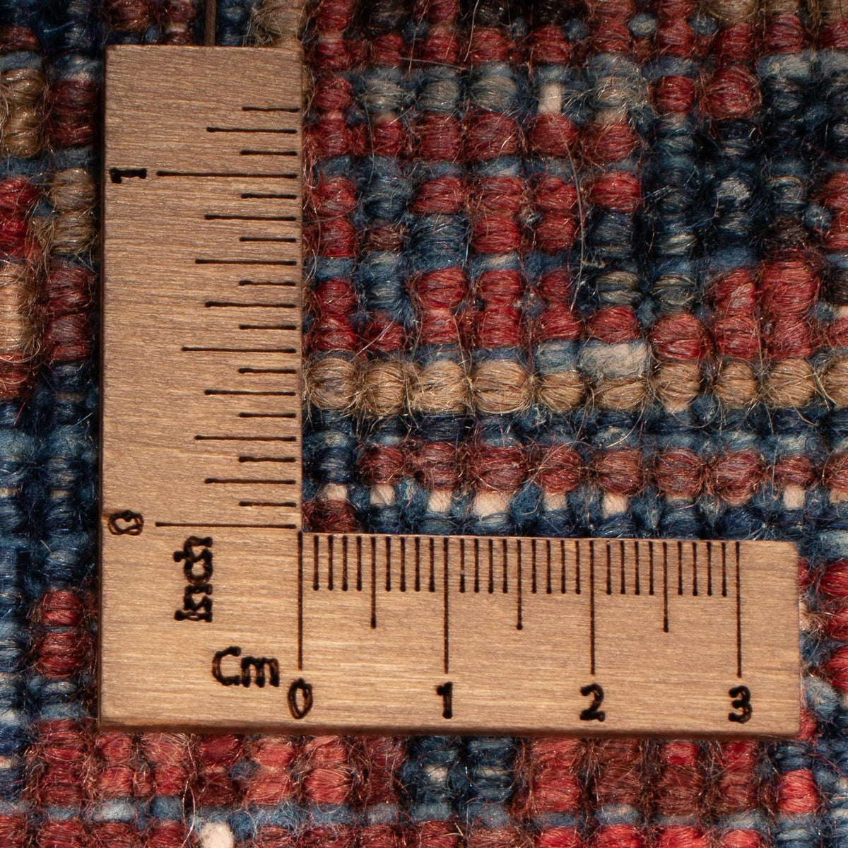 Persisk tæppe - Nomadisk - 360 x 277 cm - mørkerød