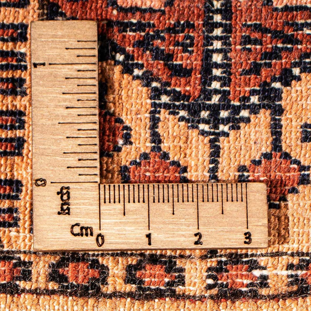 Silketæppe - afghansk silke - 173 x 126 cm - guld