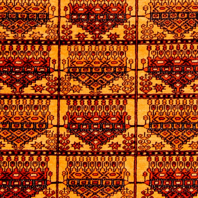 Silketæppe - afghansk silke - 173 x 126 cm - guld