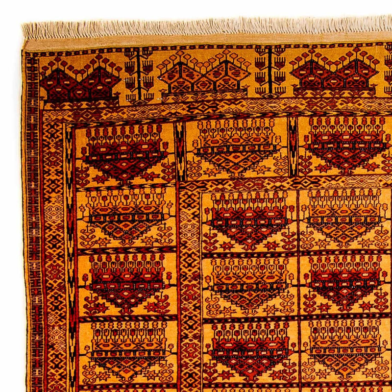 Silketæppe - afghansk silke - 173 x 126 cm - guld