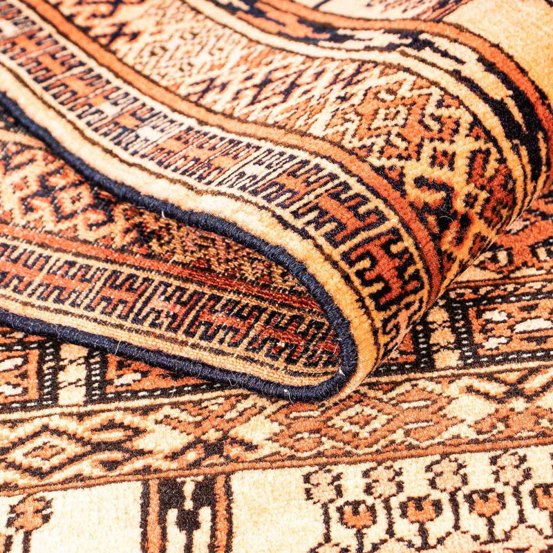 Silketæppe - afghansk silke - 173 x 126 cm - guld