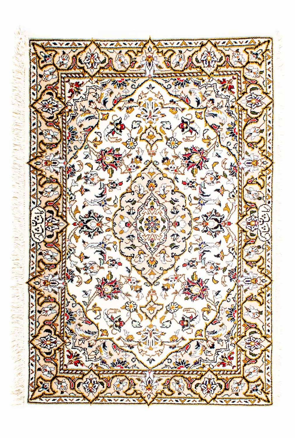 Persisk tæppe - Keshan - 100 x 69 cm - beige