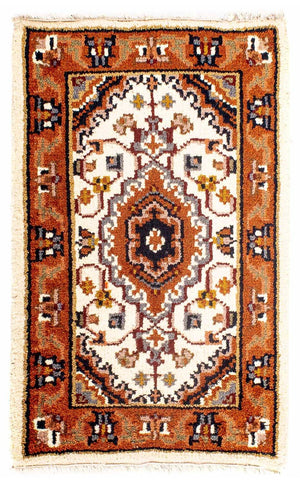 Orientalsk tæppe - Bijar - Indus - 90 x 60 cm - beige