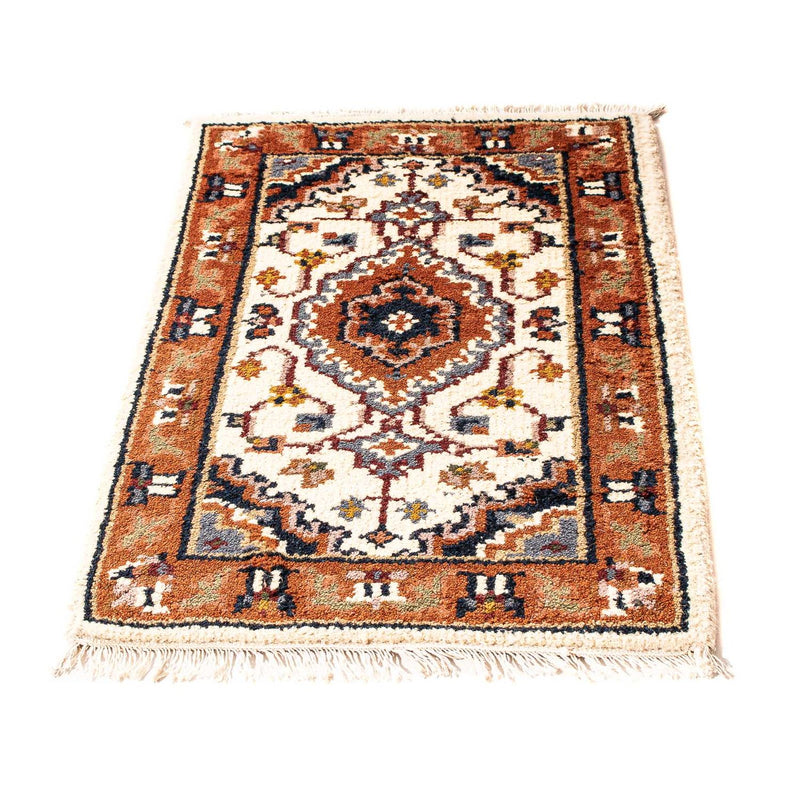 Orientalsk tæppe - Bijar - Indus - 90 x 60 cm - beige