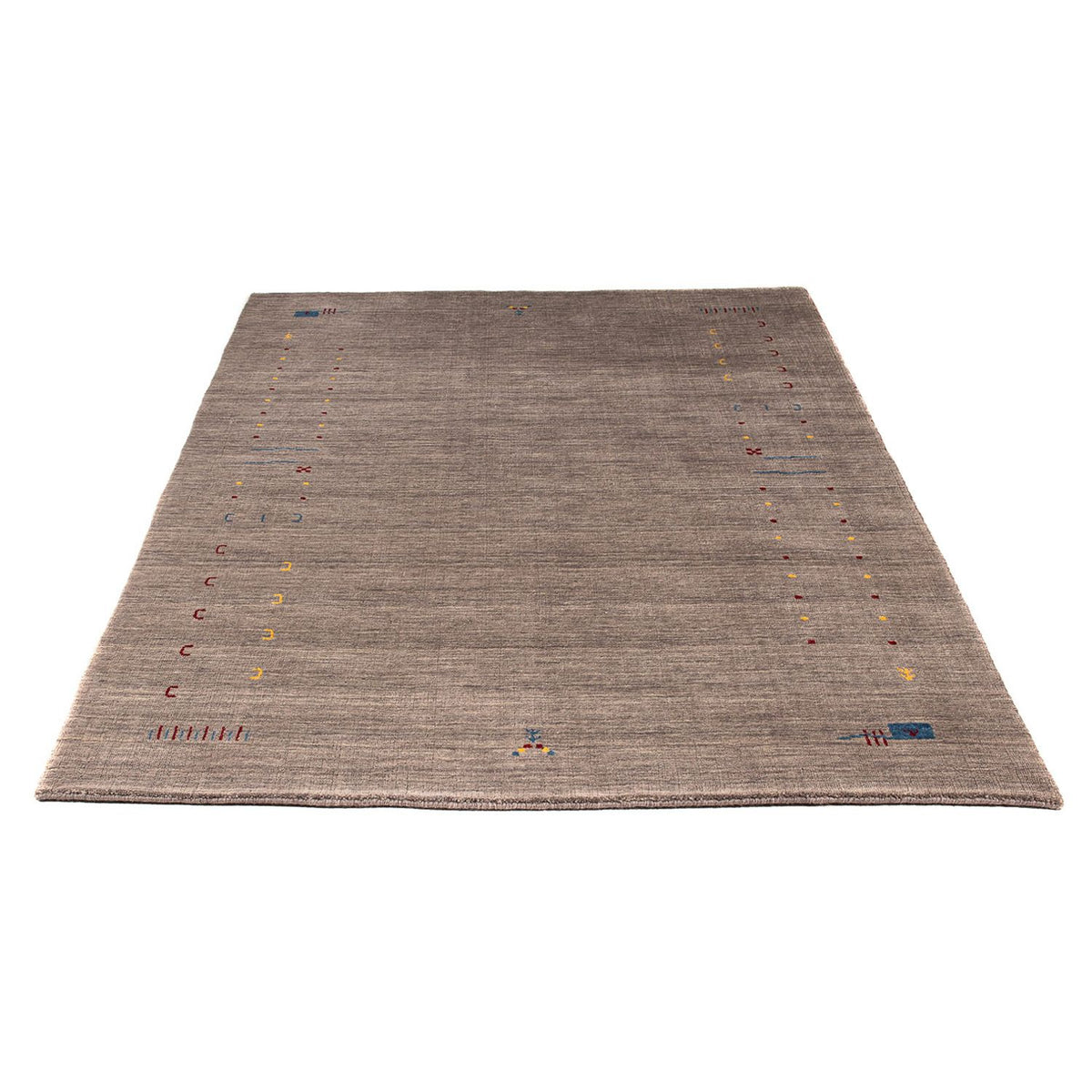 Gabbeh-tæppe - Loribaft Indus - 201 x 144 cm - brun