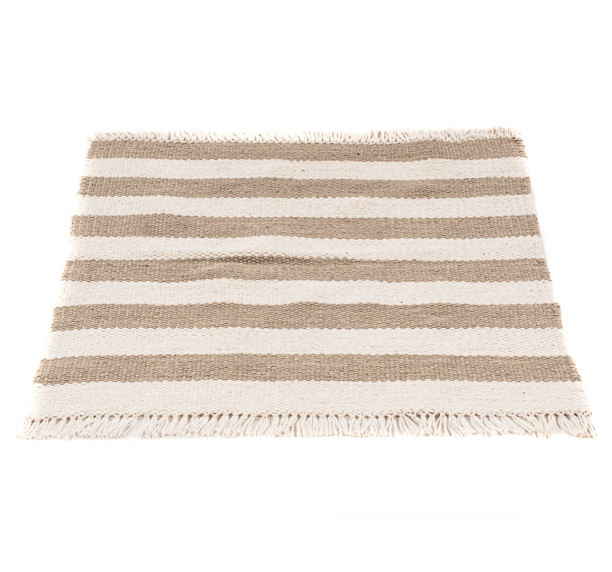 Kelim-tæppe - Trendy firkantet - 68 x 64 cm - beige