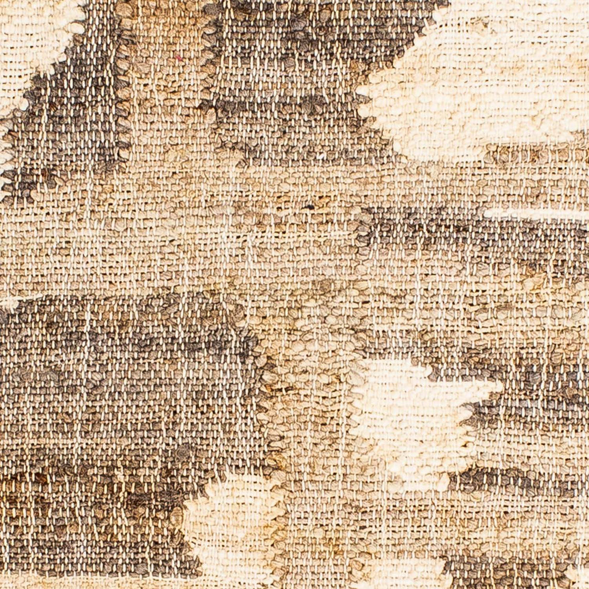 Kelim-tæppe - Trendy firkantet  - 62 x 61 cm - lys brun