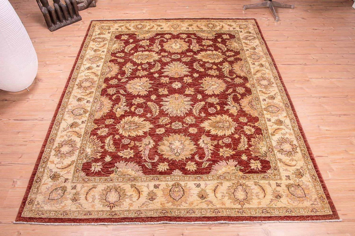 Ziegler Carpet - 219 x 178 cm - bordeaux rød