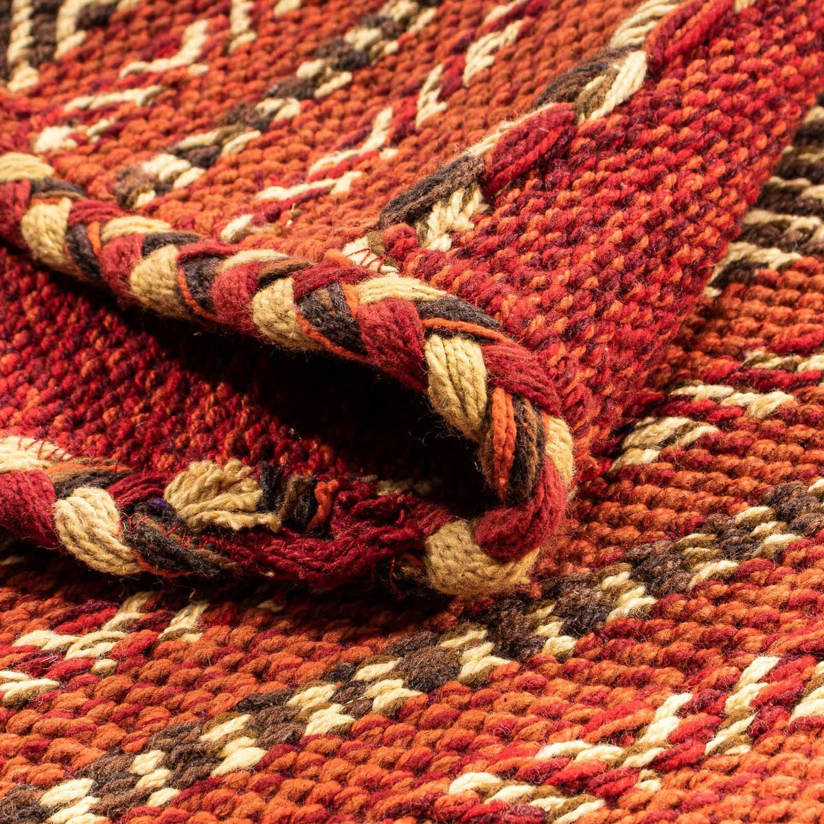 Kelim-tæppe - Trendy - 90 x 60 cm - rød