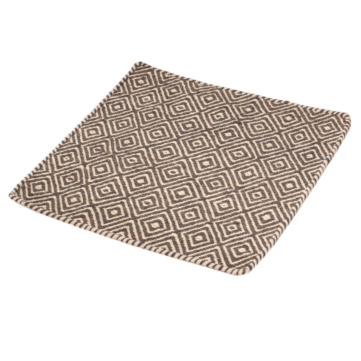 Kelim-tæppe - Trendy firkantet - 45 x 45 cm - flerfarvet