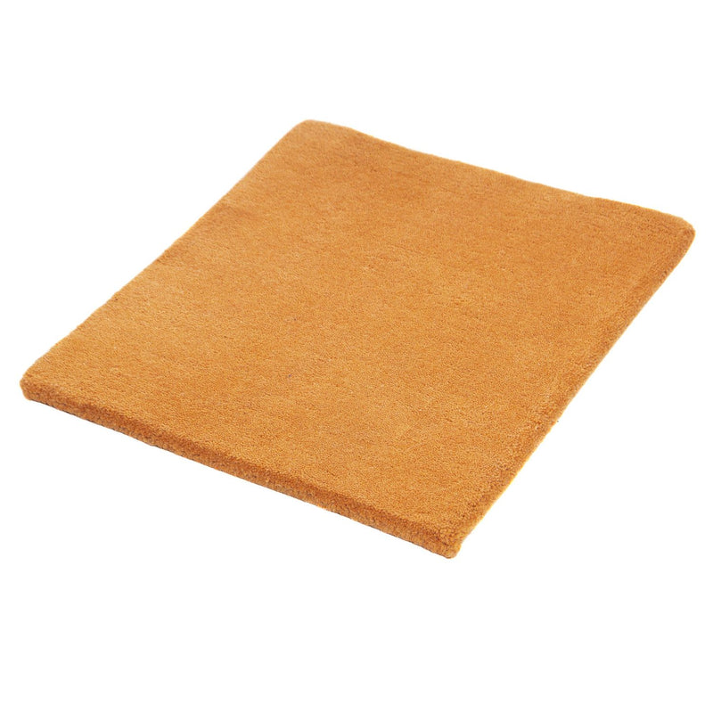 Nepal Tæppe firkantet  - 49 x 44 cm - orange