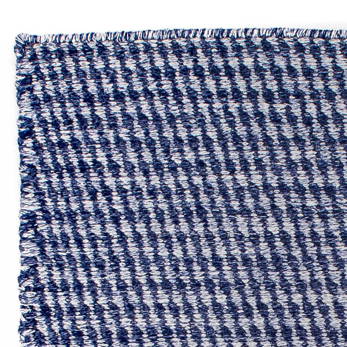 Kelim-tæppe - Trendy firkantet  - 63 x 62 cm - mørkeblå
