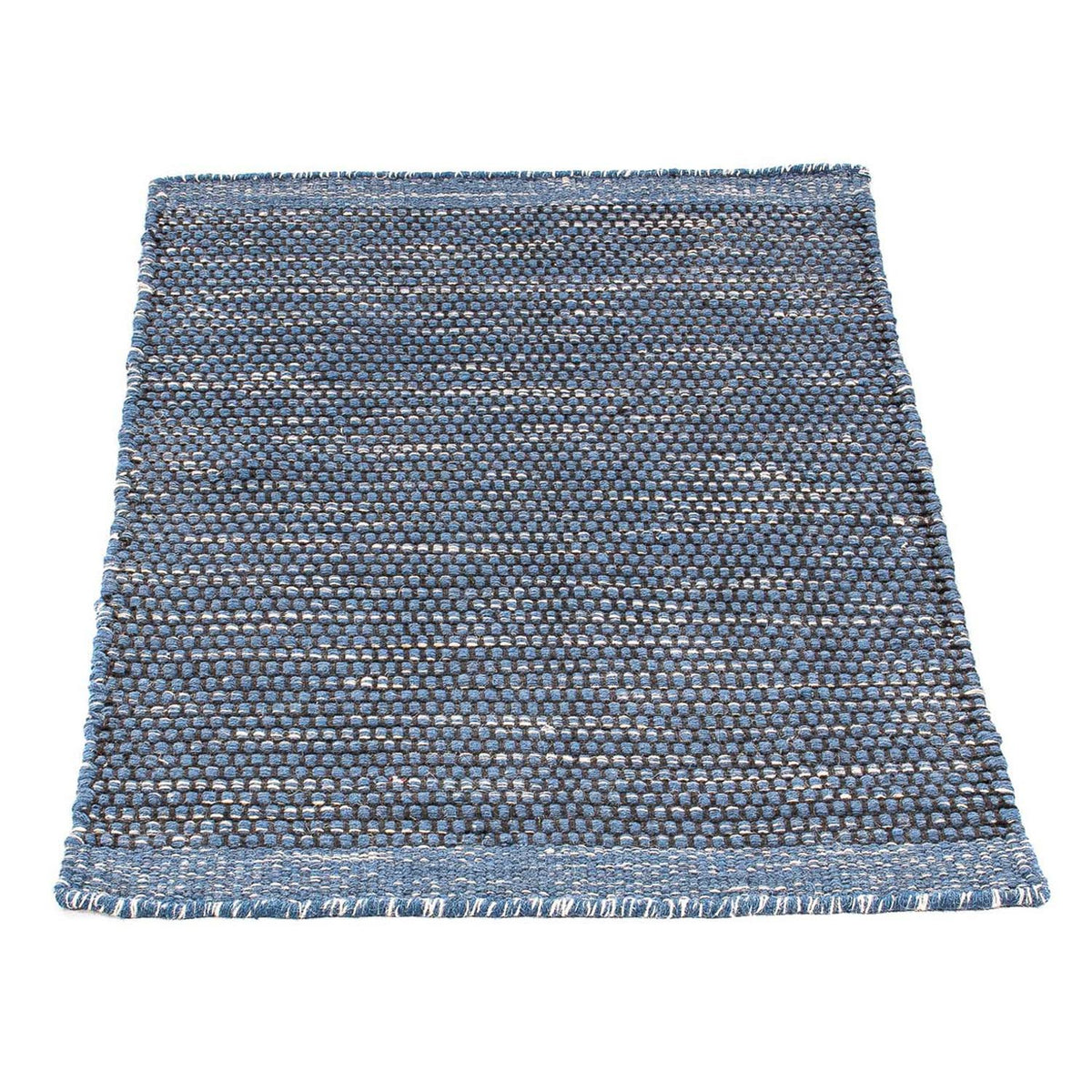 Kelim-tæppe - Trendy - 88 x 62 cm - mørkeblå
