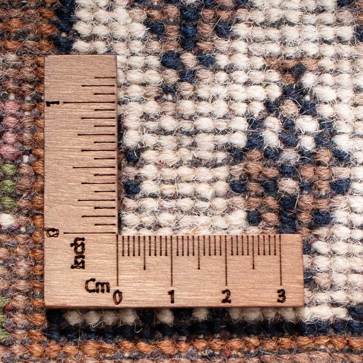 Orientalsk tæppe - Mir - Indus - 60 x 40 cm - beige