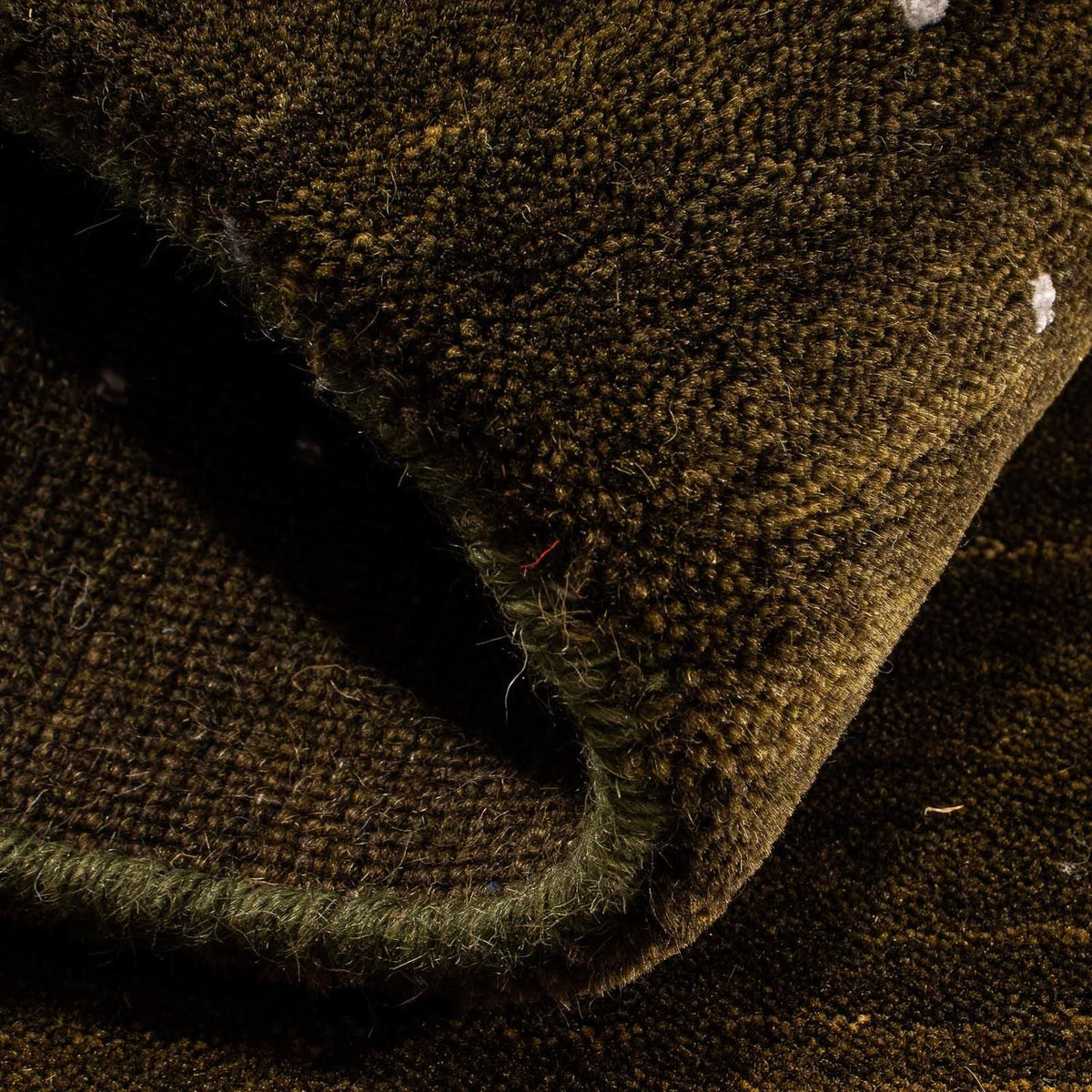 Gabbeh-tæppe - Loribaft Indus - 91 x 64 cm - mørkebrun