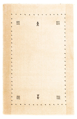 Gabbeh-tæppe - Loribaft Indus - 93 x 63 cm - beige