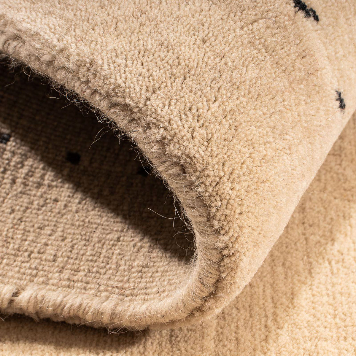 Gabbeh-tæppe - Loribaft Indus - 93 x 63 cm - beige