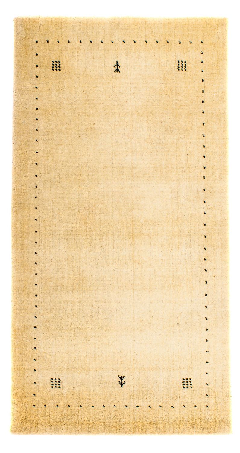 Gabbeh-tæppe - Loribaft Indus - 142 x 73 cm - beige