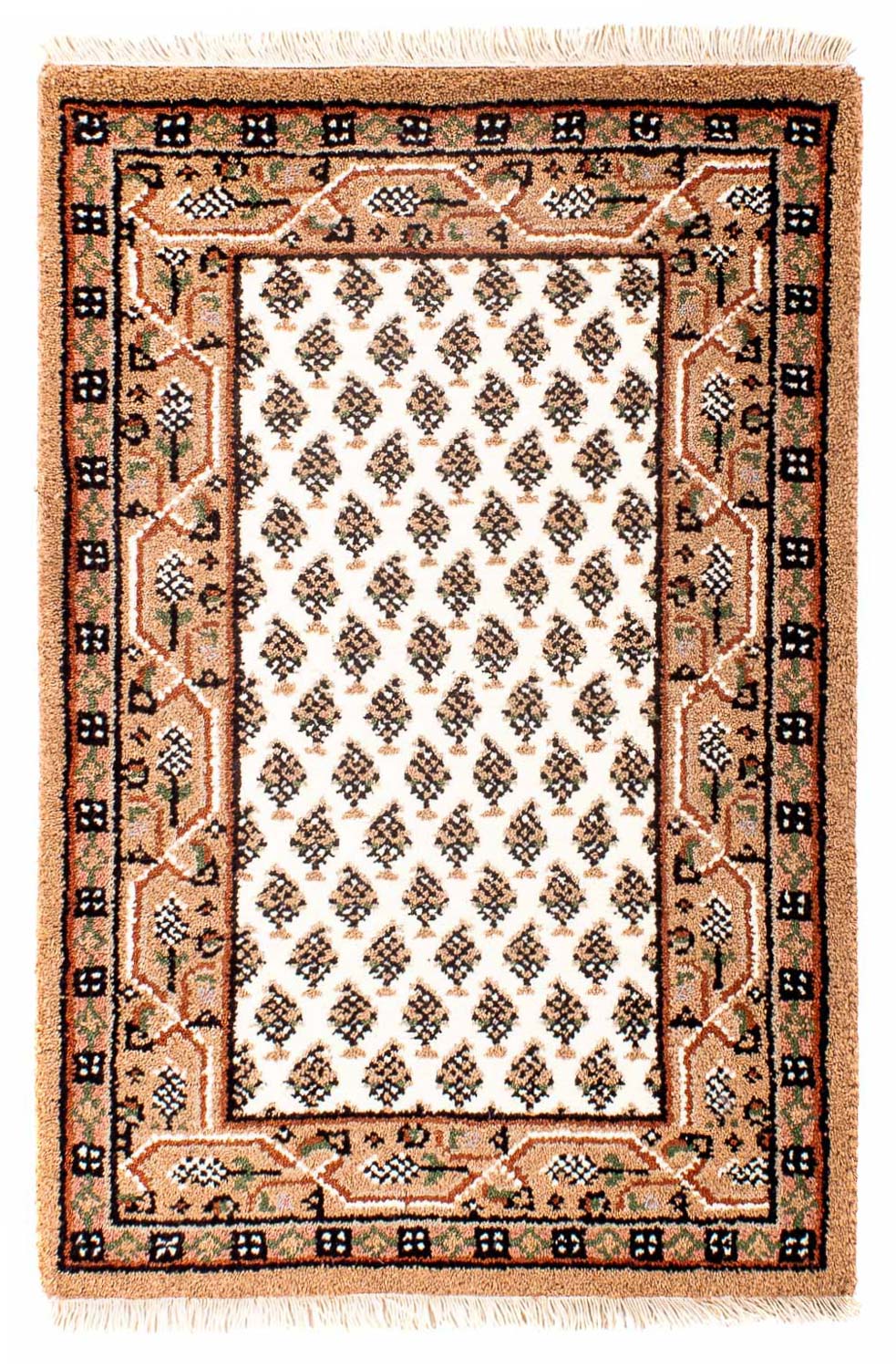 Uldtæppe - 91 x 61 cm - beige