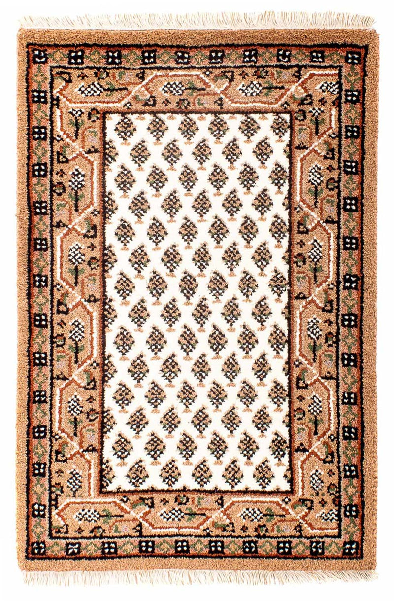 Uldtæppe - 91 x 61 cm - beige