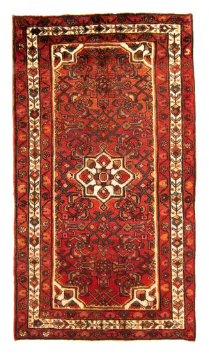 Løber Persisk tæppe - Nomadisk - 176 x 106 cm - mørkerød