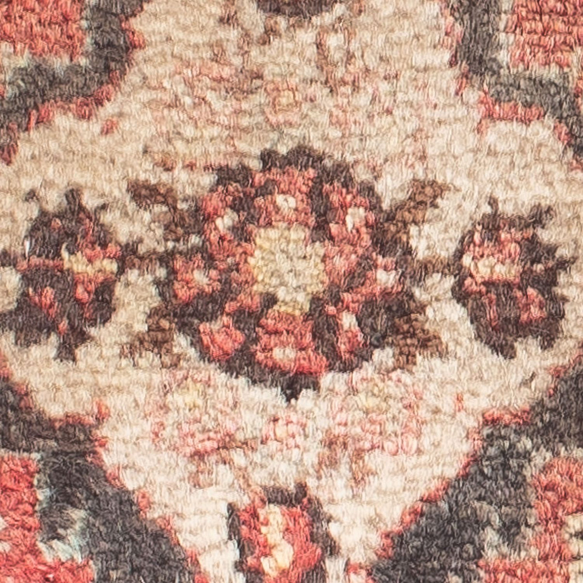 Persisk tæppe - Nomadisk - 60 x 40 cm - lys brun