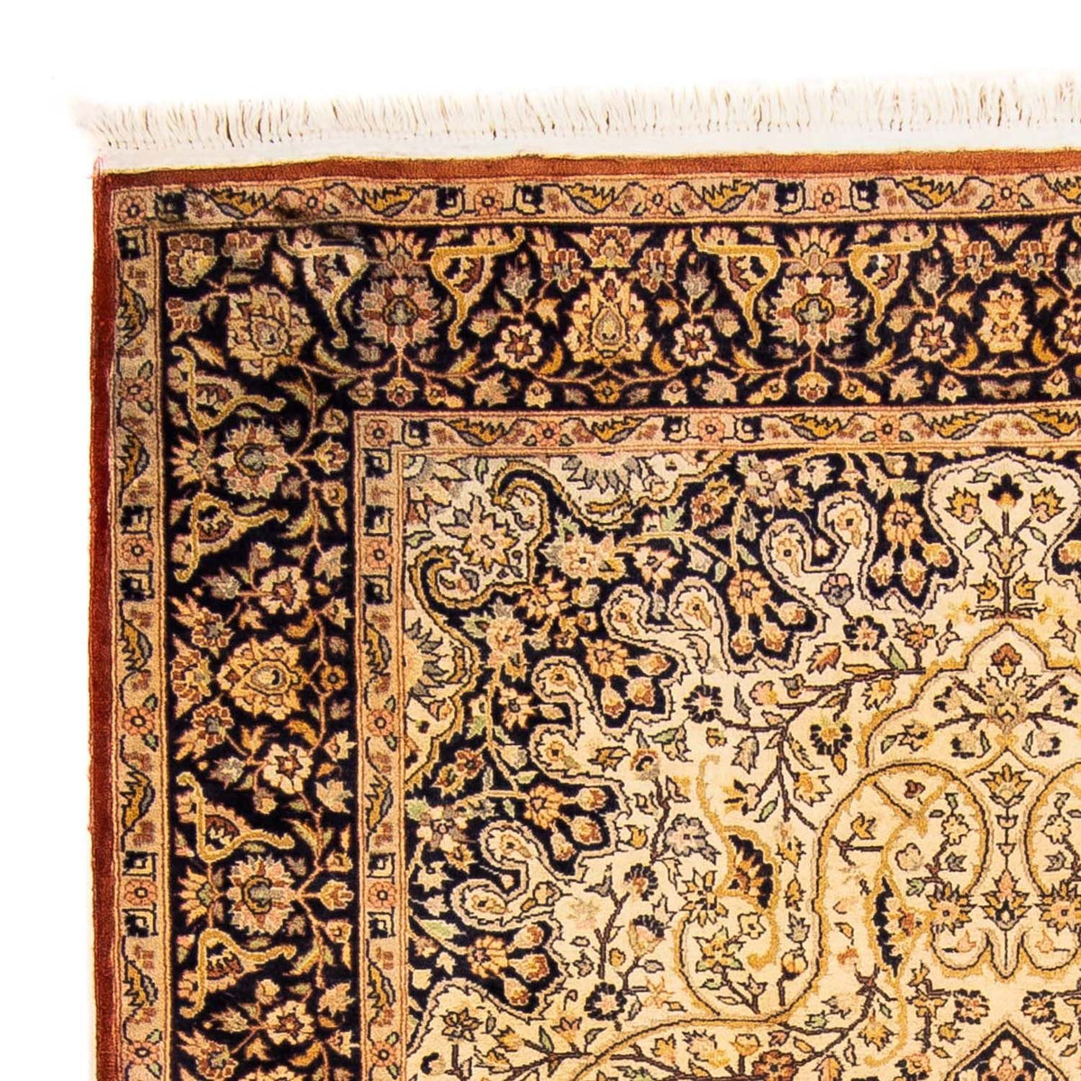 Orientalsk tæppe - Indus - 200 x 140 cm - beige