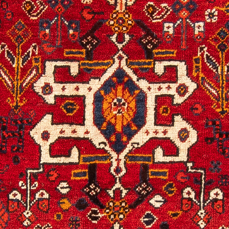 Persisk tæppe - Nomadisk - 142 x 115 cm - mørkerød