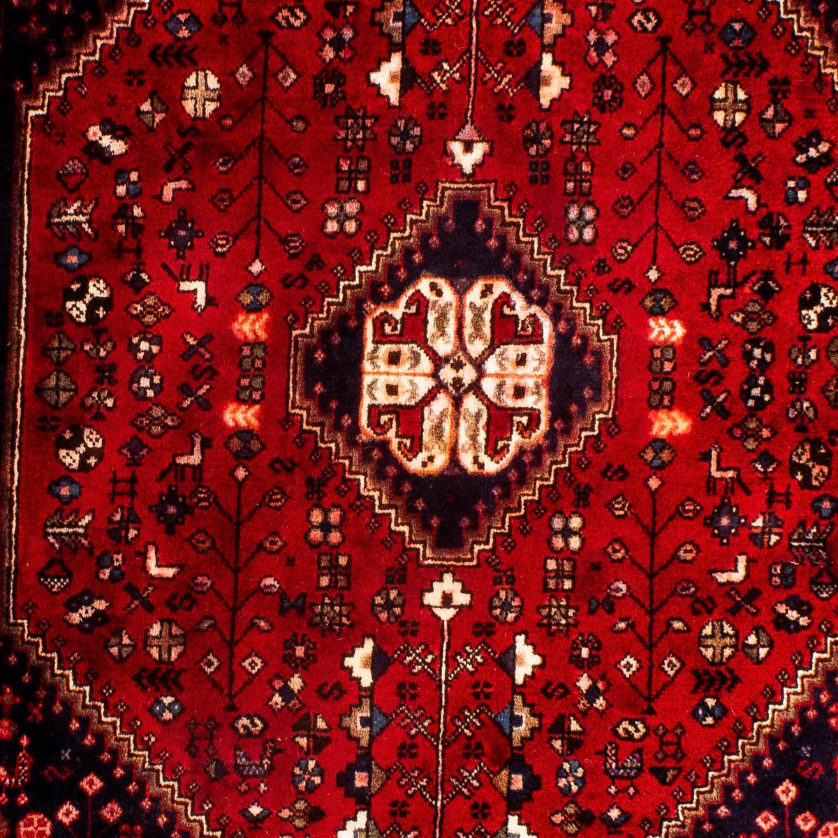 Persisk tæppe - Nomadisk - 144 x 98 cm - mørkerød