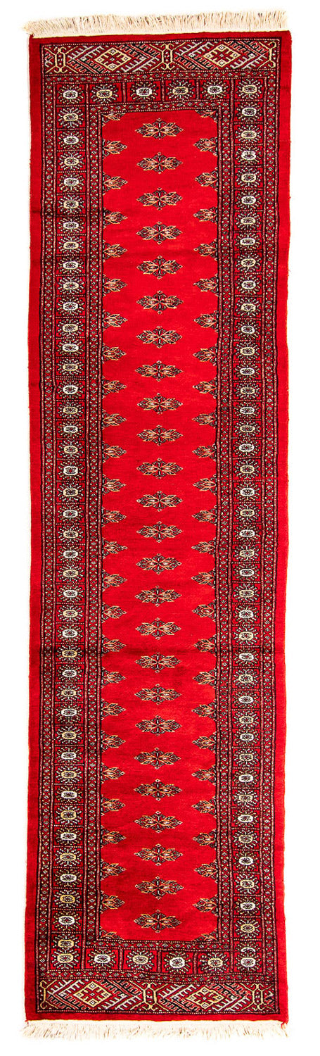 Løber Pakistan Tæppe - 326 x 76 cm - rød