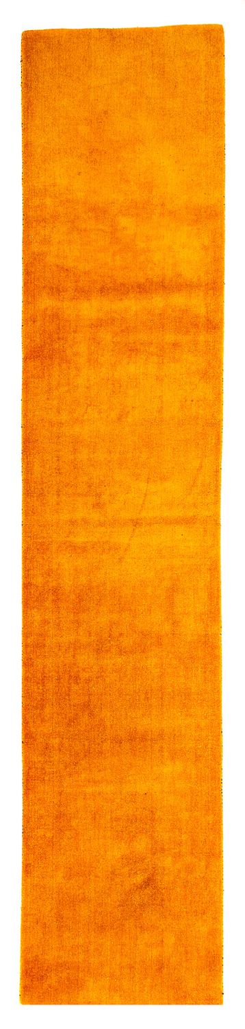 Løber Gabbeh Tæppe - Loribaft Persisk - 395 x 80 cm - orange