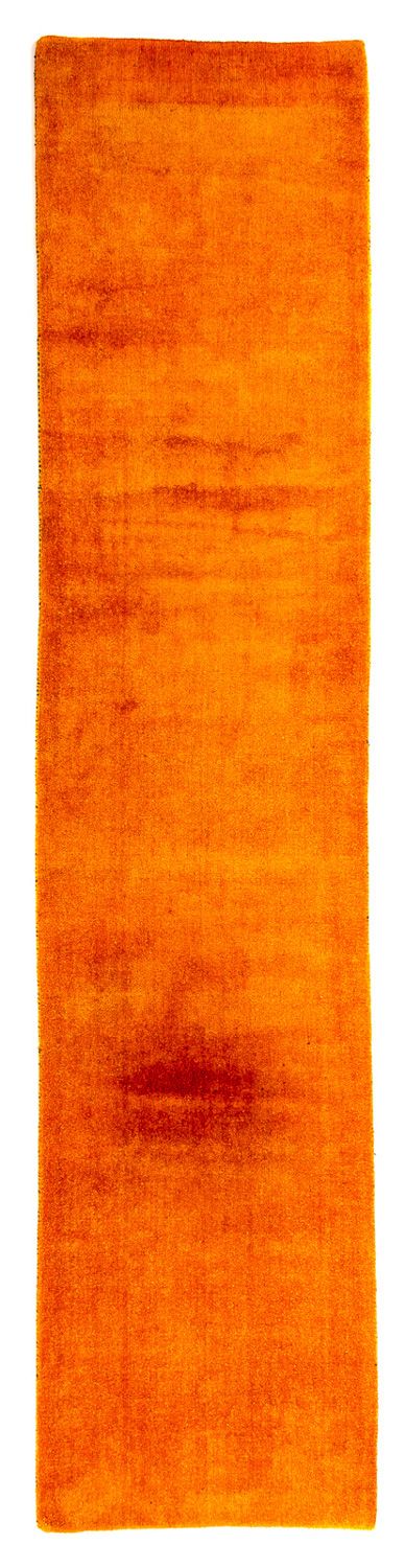 Løber Gabbeh Tæppe - Loribaft Persisk - 395 x 80 cm - orange