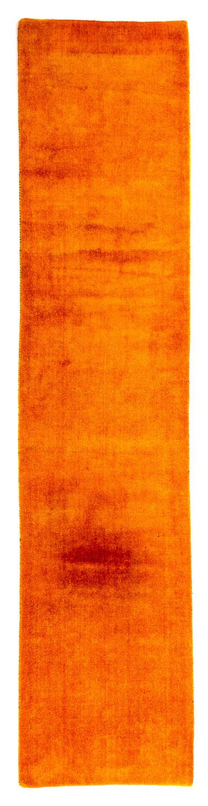 Løber Gabbeh Tæppe - Loribaft Persisk - 395 x 80 cm - orange